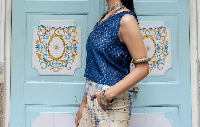 Leher Hand- Dyed Set