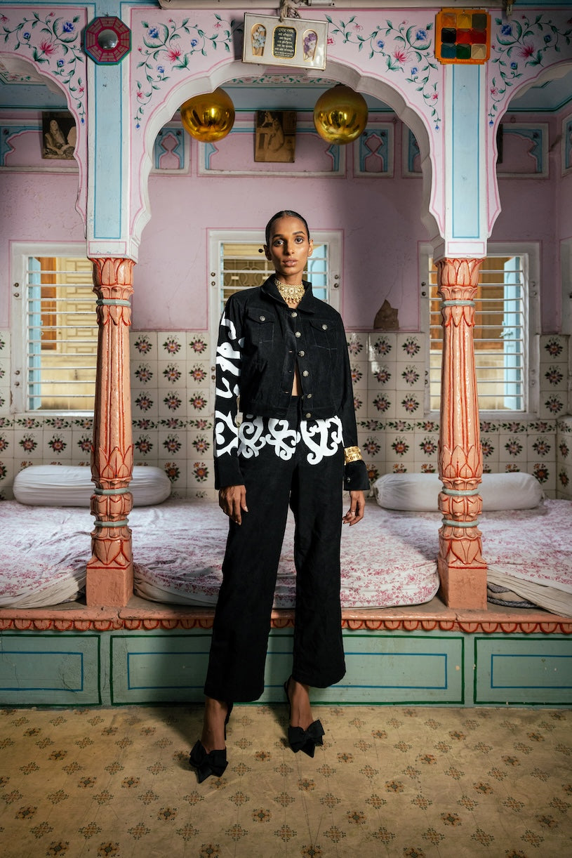 Jalebi Hand- Painted Coord