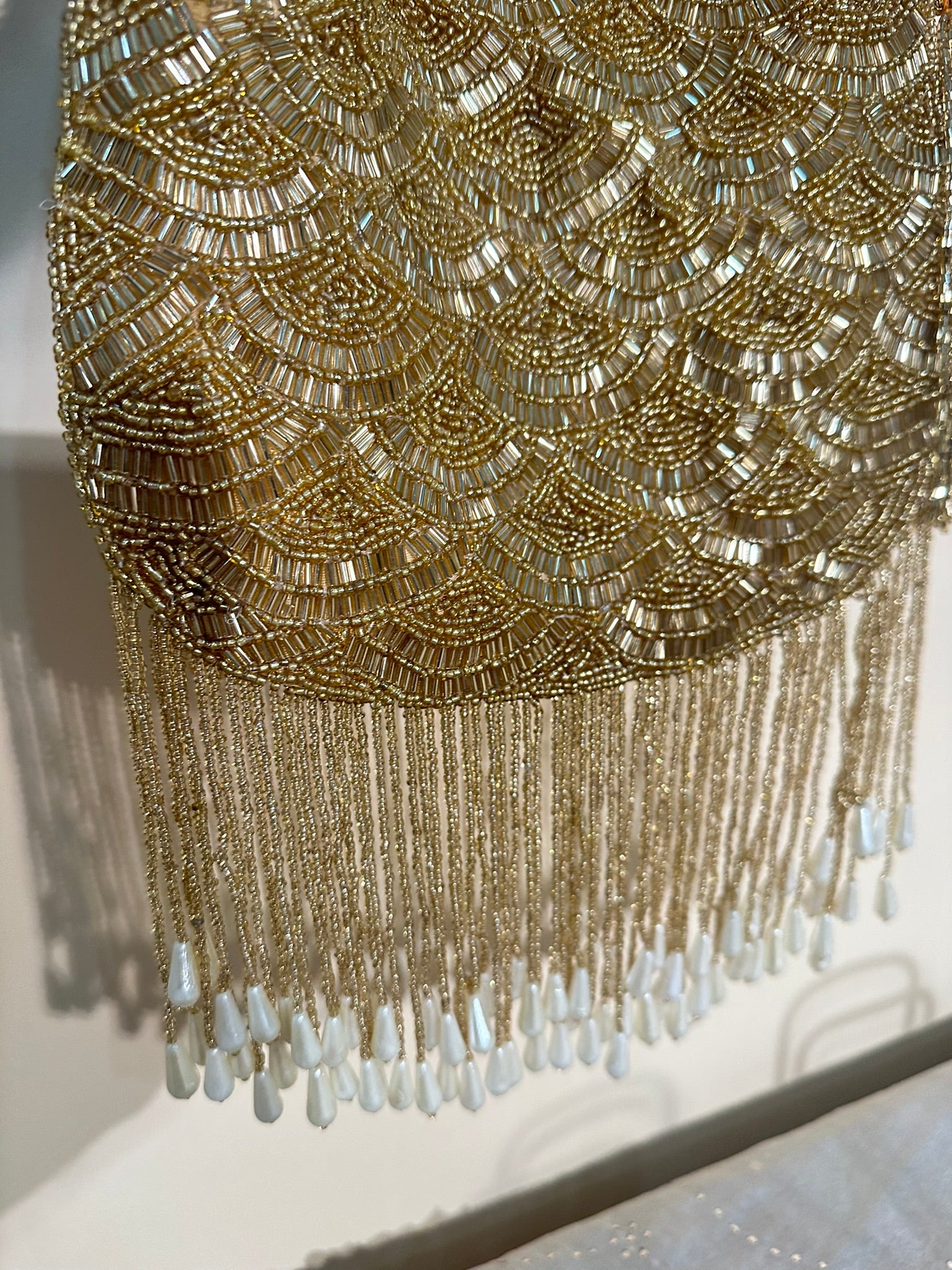 Hand- Embroidered Scallop Latkan