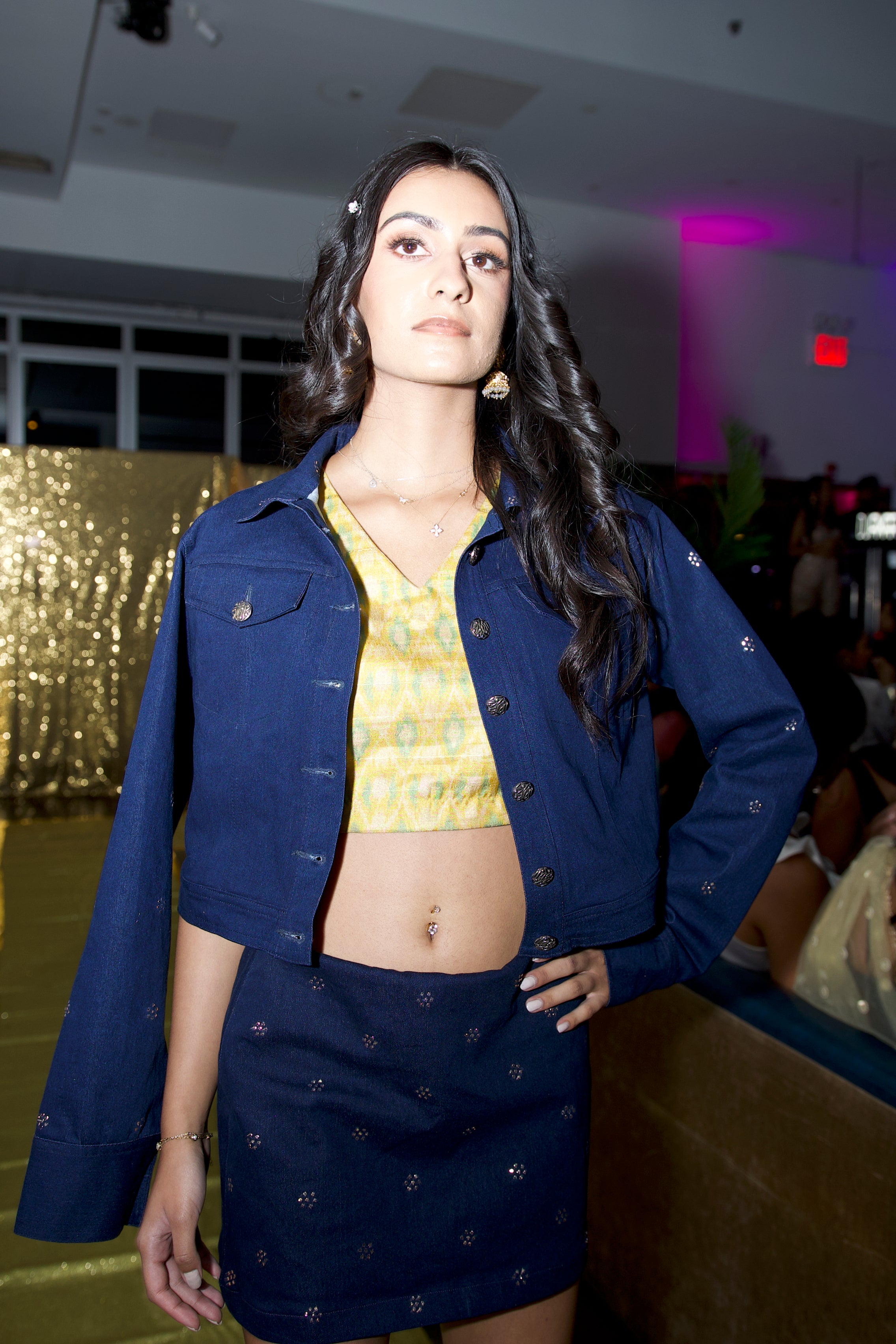 Raat Rani Embroidered Skirt