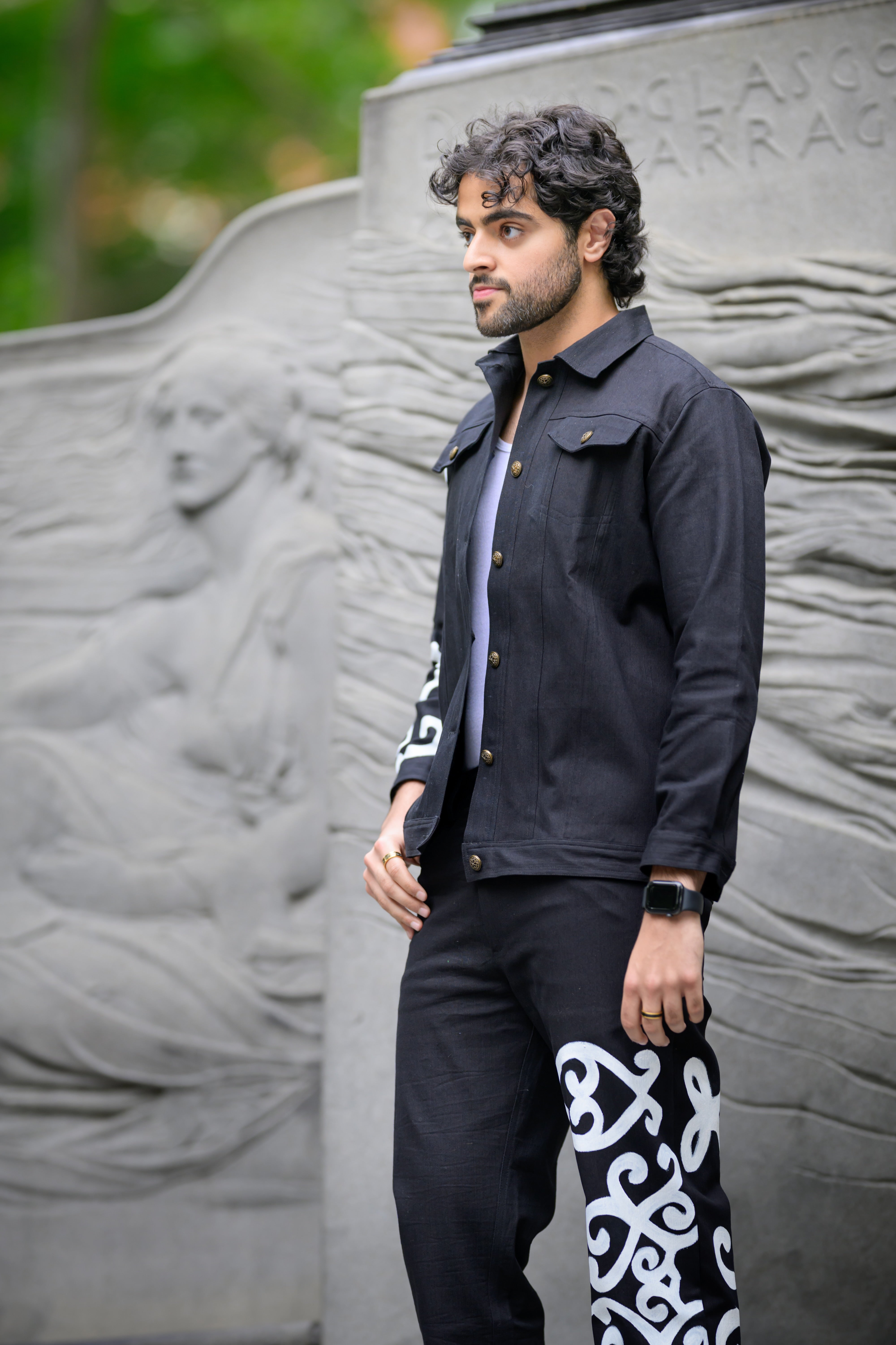 Jalebi Hand-Painted Men's Pants