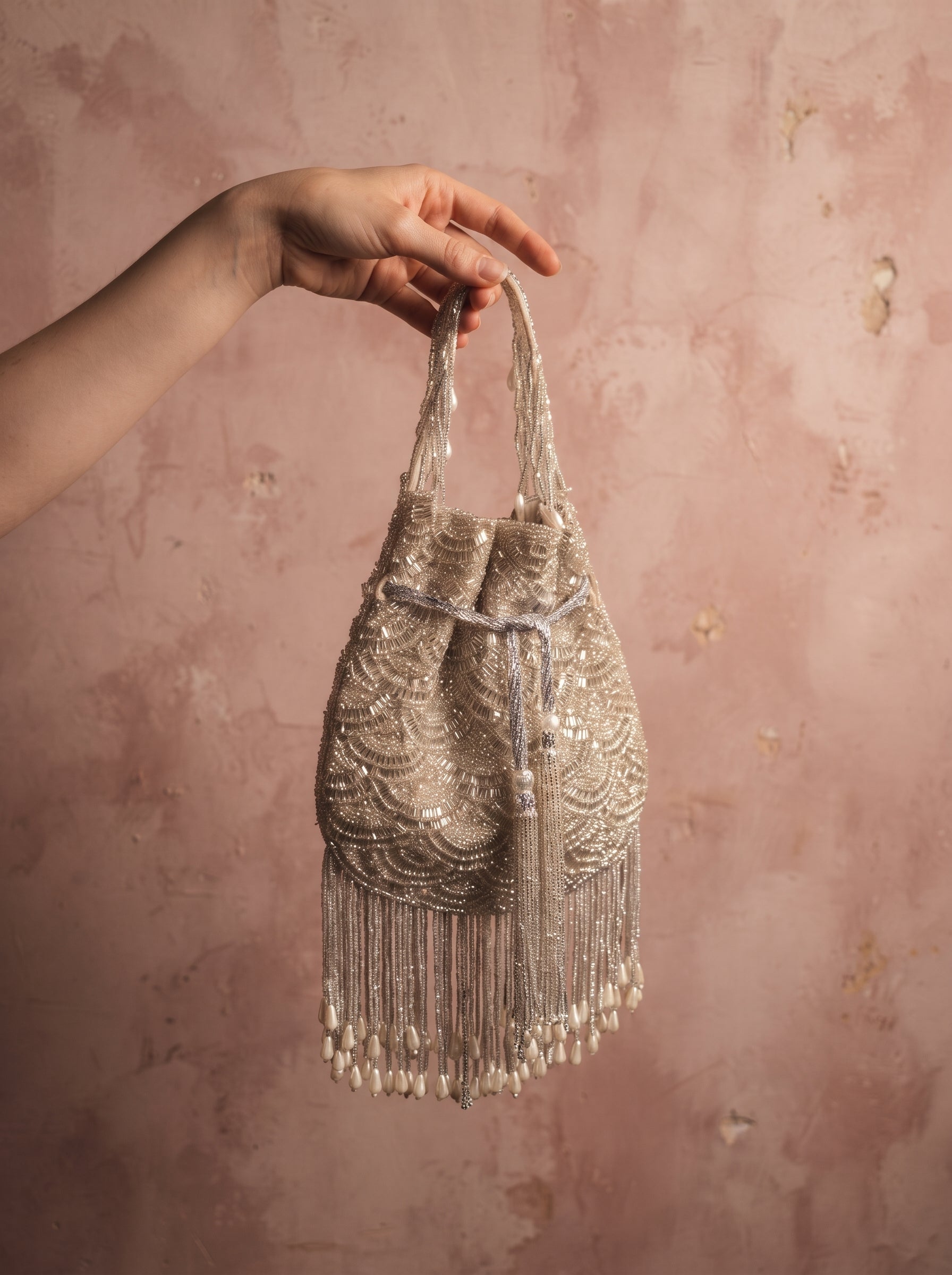 Bolso de borla vieira