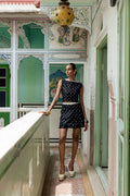 Bandhej Silk Skirt