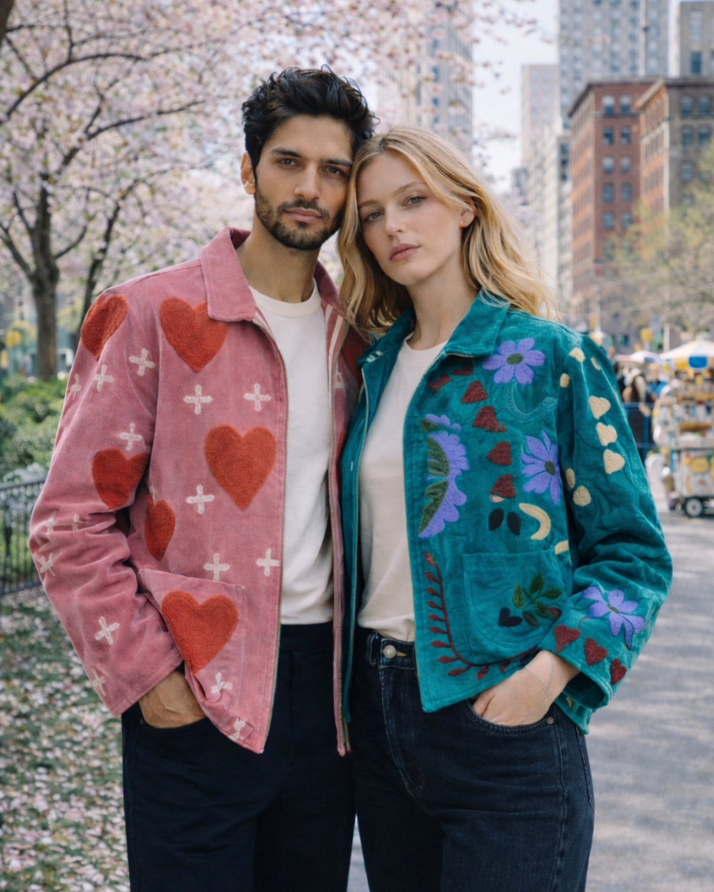 Chaqueta Corazones de Terciopelo