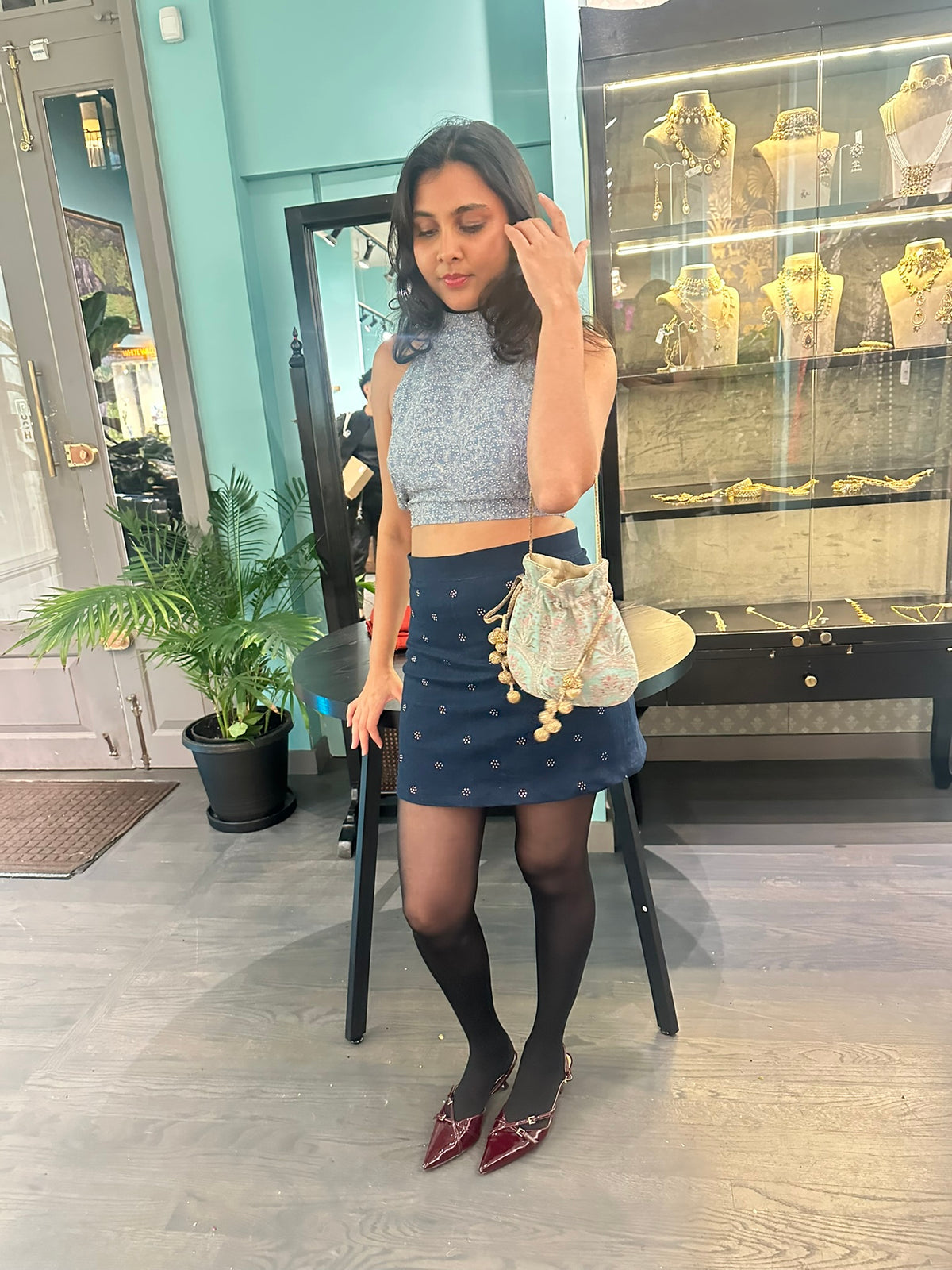 Conjunto de Chandni Lehenga