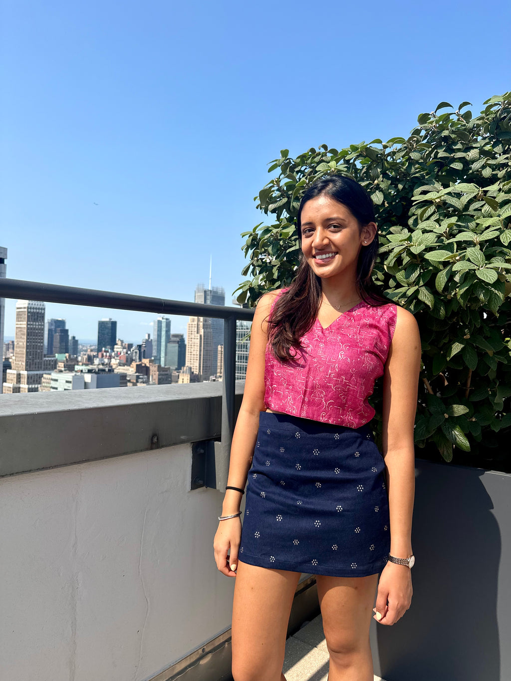 Aangan Handwoven Mini Skirt Set