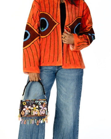 Chaqueta unisex con ojo turco