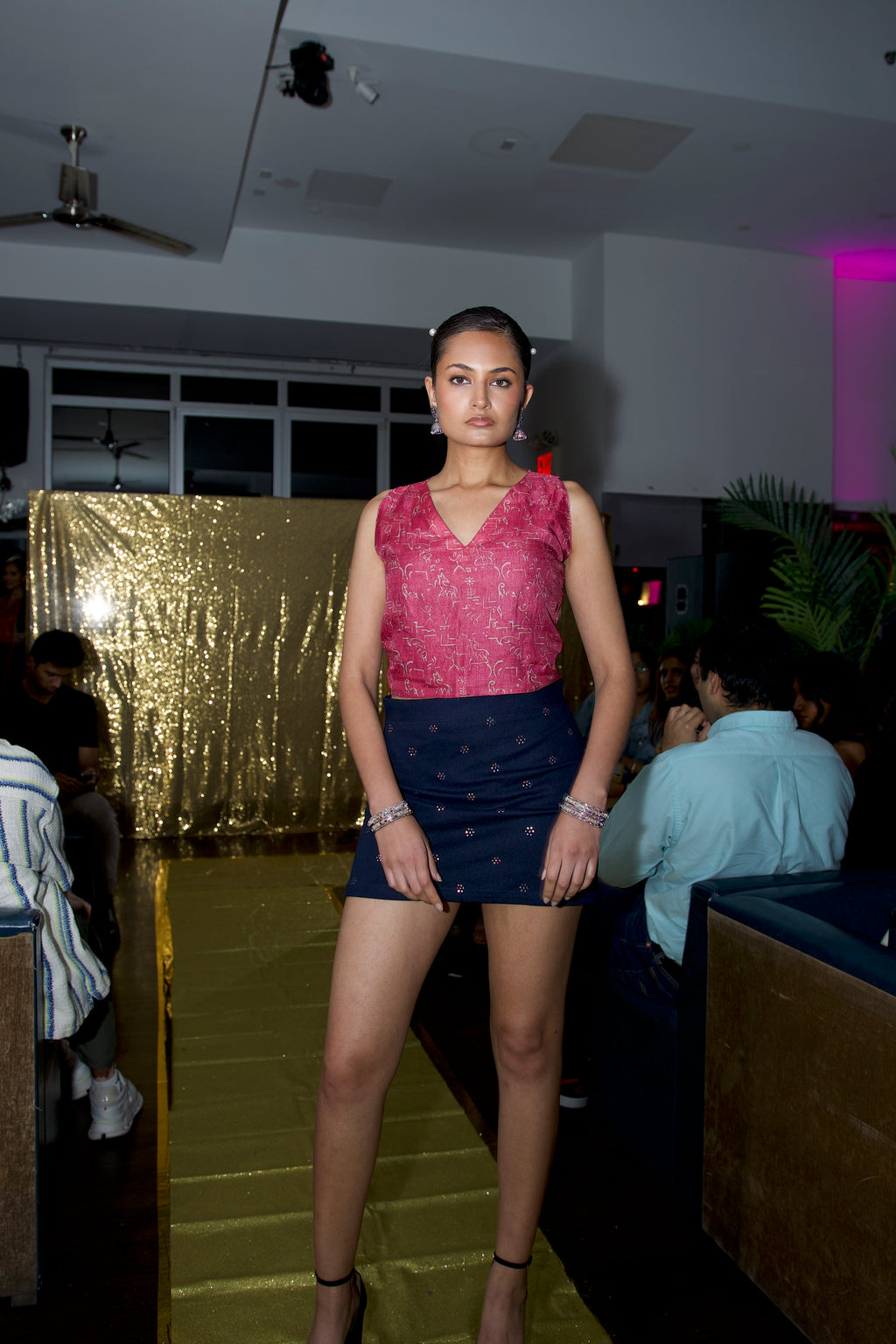 Aangan Handwoven Mini Skirt Set