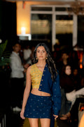 Raat Rani Embroidered Denim Set