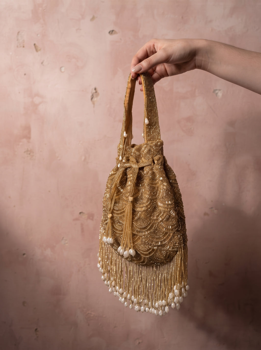 Bolso de borla vieira