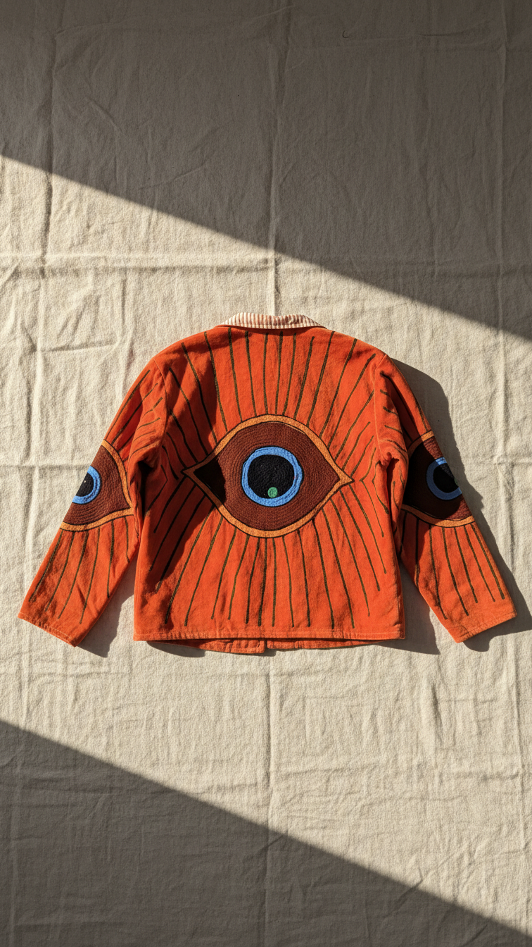 Chaqueta unisex con ojo turco