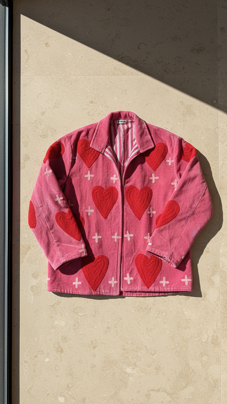 Chaqueta Corazones de Terciopelo